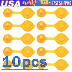 10Pcs Yellow Fuel Gas Can Jug Vent Cap Blitz Wedco Scepter Essence Midwest Eagle