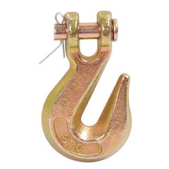 10 Pack Clevis Grab Hook G70 3/8” Chain Hook 26000LBS For Truck Trailer Rigging