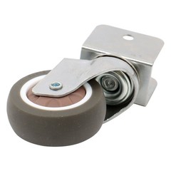 4PCS Heavy Duty U Bracket Shaped 2″ Caster Wheels (2 with brake & 2 without)