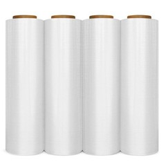 8 Rolls 18″ x 1500′ 80 Gauge Pallet Wrap Stretch Film Hand Shrink Wrap Clear NEW