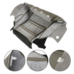 Driver Side Bottom Seat Cover Gray Leather Replacement for 2013-2017 Accord