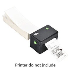 4×6 Perforated Direct Thermal Address Shipping Labels For Rollo & Zebra Fanfold