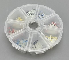 200 Pcs Dental Fiber Post Glass Quartz Teeth Restorative Posts 1.0 1.2 1.4 1.6mm
