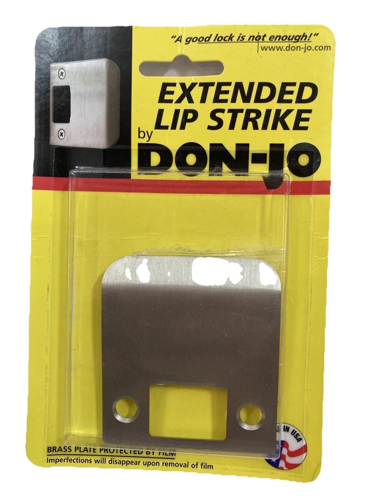 Don-Jo EL-102-619 EL102619 Satin Nickel Extended Lip Strike Brass – Brand New