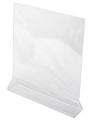 Dazzling Displays 10 Acrylic 8.5″ x 11″ Vertical Top Load Sign Holders