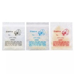 100 Pcs/Bag Orthodontic Dental Ortho Latex Braces Elastics Rubber Bands 15 Sizes