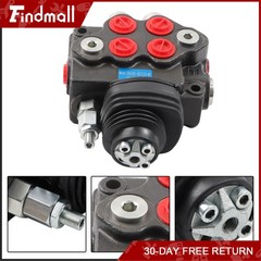 Findmall 2 SPOOL 10GPM 4000PSI LV22RFSTKAB Hydraulic Valve for Loader