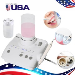 for Cavitron Dental Ultrasonic Scaler fit EMS +Handpiece+Tips+Bottles SK-E1 UPS