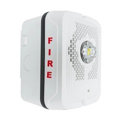 System Sensor SPSWKLED Speaker Strobe LED White Wall Outdoor
