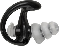 EP4 Sonic Defenders Plus: Triple-Flanged, Reusable Black Earplugs for Protection