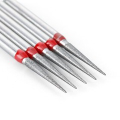 Dental FG 858 014F Needle Shape Diamond Burs Fine Grit/Extra Fine 20pc USA Stock