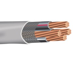 PER FOOT 4-4-4-6 Copper SER Service Entrance Cable PVC Jacket Gray 600V