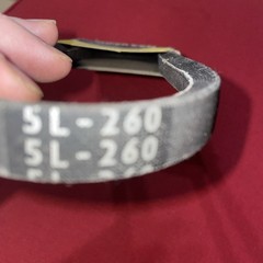 MBL 5L260 V-Belt, B/5L, (0.656in x 26in OC) New Old Stock