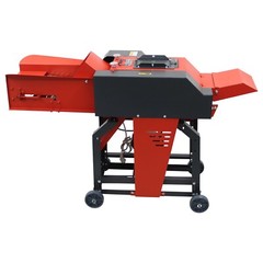 4-Blade Grass Straw Cutting&Silk Kneading Integrated Machine Conveyor Inlet 220V
