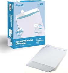 100 Count 9×12 Security Tinted Catalog Envelopes – Reliable Mailing Solution