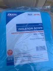 Blue Disposable Isolation Gowns (301BL)