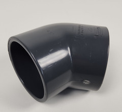 Spears 817-040 Schedule 80 PVC 45 Degree Elbow 4″ Gray Slip Socket x Socket NOS