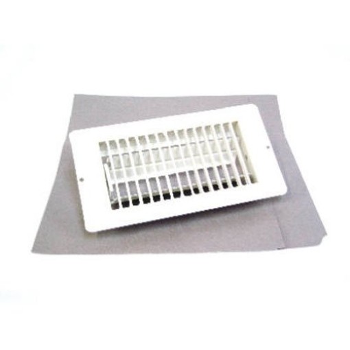 UNITED STATES HDW V056IWB Metal Floor Register, 4″ by 8″, White