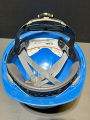 MSA V GARD Hard Hat Blue Adjustable Safety Head Protection