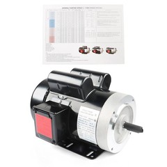 2HP 115/230V General Purpose Motor 3450RPM Electric Motor 56C Single Phase New