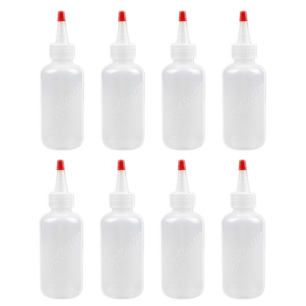 8pcs bottle tops Scale Squeeze Bottle Hair Dye Bottle