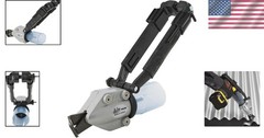 Turbo Shear Metal Roof Cutter – Carbon Steel Blades, Ambidextrous Drill Attac…
