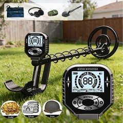 Detector De Metales Oro y Plata LCD Display Deep Ground Gold Finder Waterproof