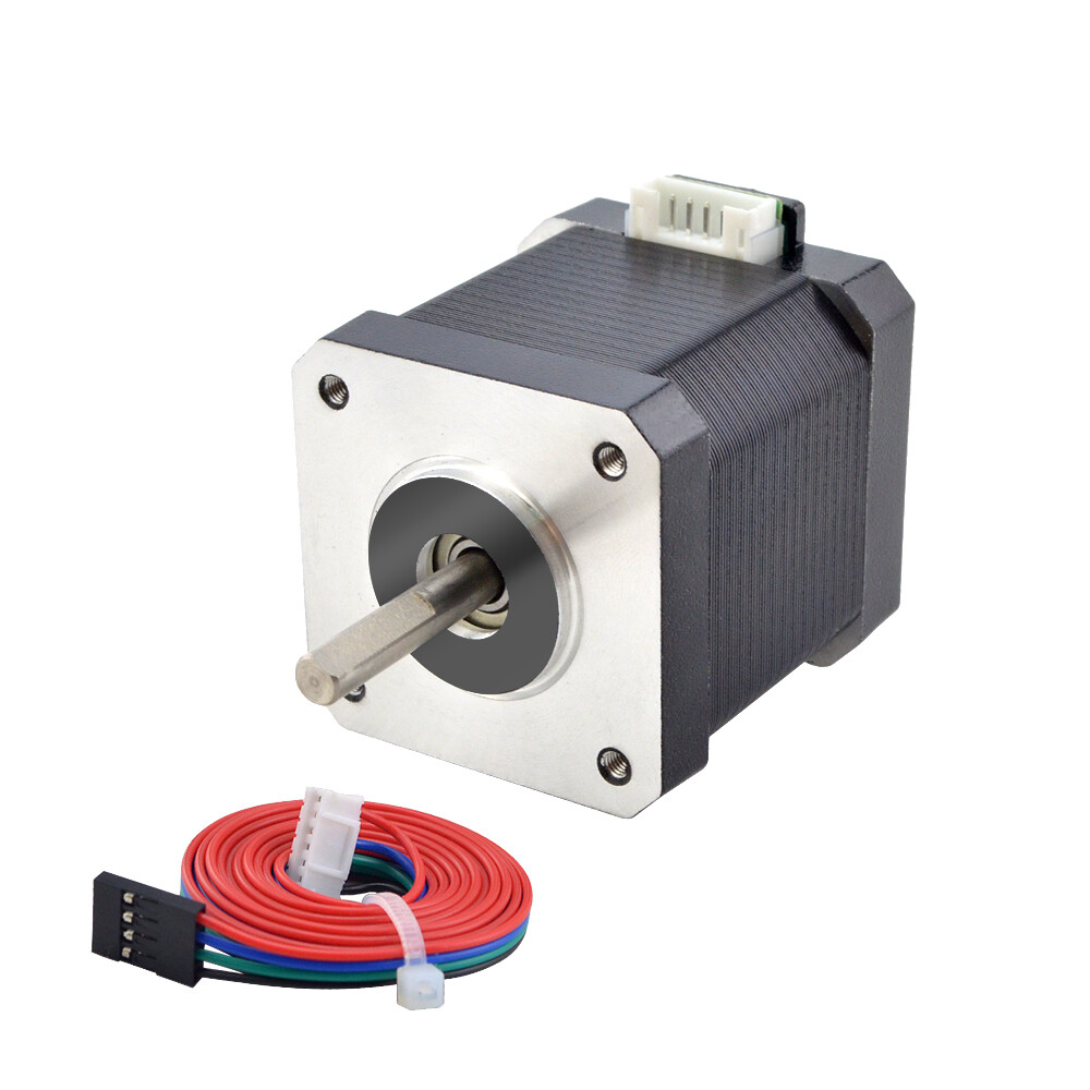 STEPPERONLINE Nema 17 Stepper Motor 55Ncm 2A 42x48mm w/1m Cable DIY CNC Printer