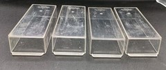 4 Hard Plastic Akro-Mills Replacement Drawers 20-445 Plastic Drawers