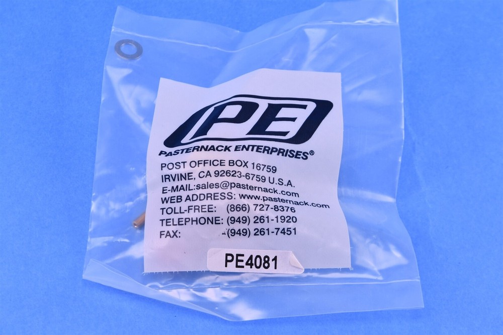 Pasternack N Type Connector Plug Male Pin 50Ohms Free Hanging Solder PE4081