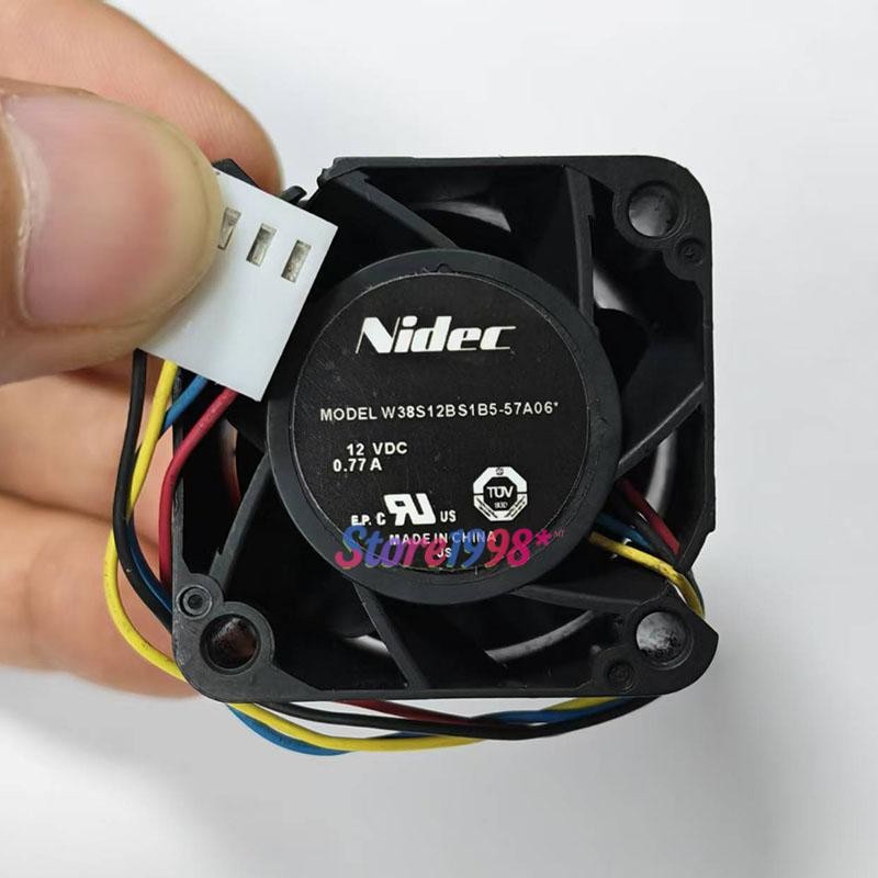 1 Pc. New W38S12BS1B5-57A06 Cooling Fan 3828 DC12V 0.77A 3.8CM 4Pin