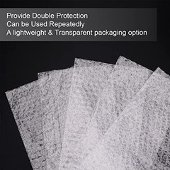 200 Pack 4×8 Clear Bubble Pouches Cushioning Bags for Mailing Shipping Packaging