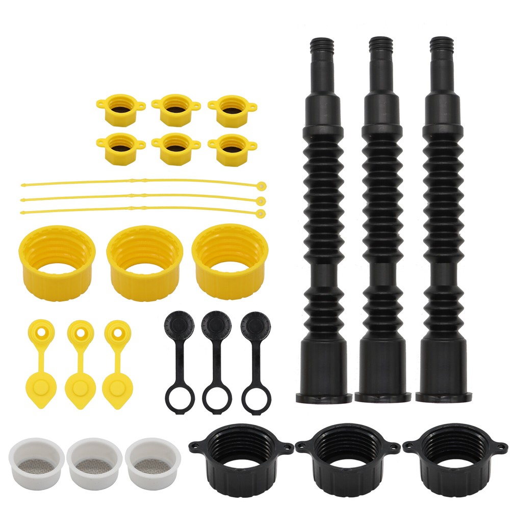3PK Spout With Vent Kit Replacement For Old Gas Can Fill Fuel Diesel Water Jug