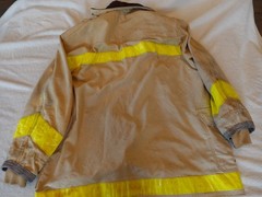 Vintage 1991 Body Guard Turnout Coat Fireman Jacket Lobster Clasp Reflective