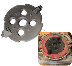 Allis-Chalmer to John Deere Lustran Seed Plate Adaptor MC4300 Compatible