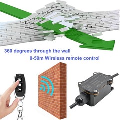 Wireless Winch Remote Forward Reverse Switch,Waterproof DC12V/24V/48V 8A Rela…