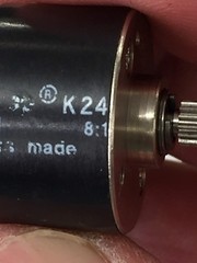 ESCAP SWISS GEAR MOTOR D.C. 3-30 VOLTS 8:1 RATIO-CORELESS ARMATURE PRECISION