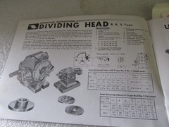 Vertex Dividing Headstock BS-O Tailstock Indexing Fixture Universal Milling