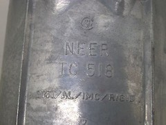NEW NEER COUPLING TC518 EMT/AL/IMC/RIGID 3 SEE PHOTOS FREE SHIPPING!!!