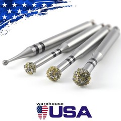 Dental Degranulation Burs Kit Osseous Debridement Soft Tissue Removal Diamond