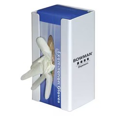 Bowman Dispensers Gc-018 Glove Dispenser, Pvc, Holds (1) Box , White , 10-1/8