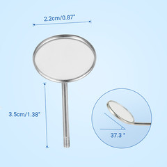 JMU Dental Glass Mirror Heads #5 No Handle for Teeth Mouth Cleaning Inspection