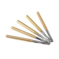 5PCS Dental Endodontic ENDO-Z Tungsten Carbide Burs FG Round Bur High Speed 21mm