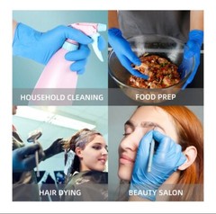 Nitrile Exam Gloves, Powder Free Medium, Blue. Case of 1,000