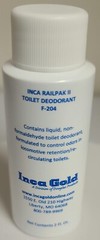 Inca Liquid Gold II F-204 Concentrated Toilet Deodorizer 2. OZ BOTTLE
