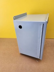 nVent Hoffman A12108CH Enclosure, Hinged Cover, Screw Clamp, 12″x10″x8″