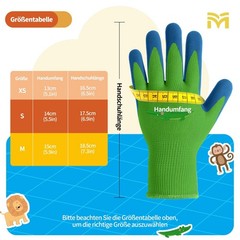 3 Pairs Kids Work Gloves Gardening Gloves Children for 810 Years, Slip…