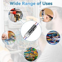 60Pcs Double Wire Plug in Connector, Quick Connect Wire Connectors with Locking
