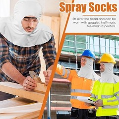 Spray Socks Painters Mask Hair Sock Unisex Adult Head Covering Painting Soft