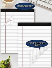 Legal Pads 8.5 x 11 White Note Pads 8.5 x 11 In 2 Pack Notepads 8.5 x 11 Writ…